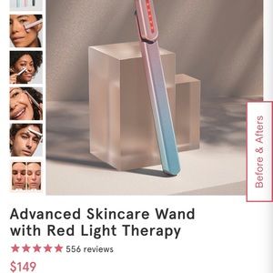 Solawave advance skincare therapy red light wand in box